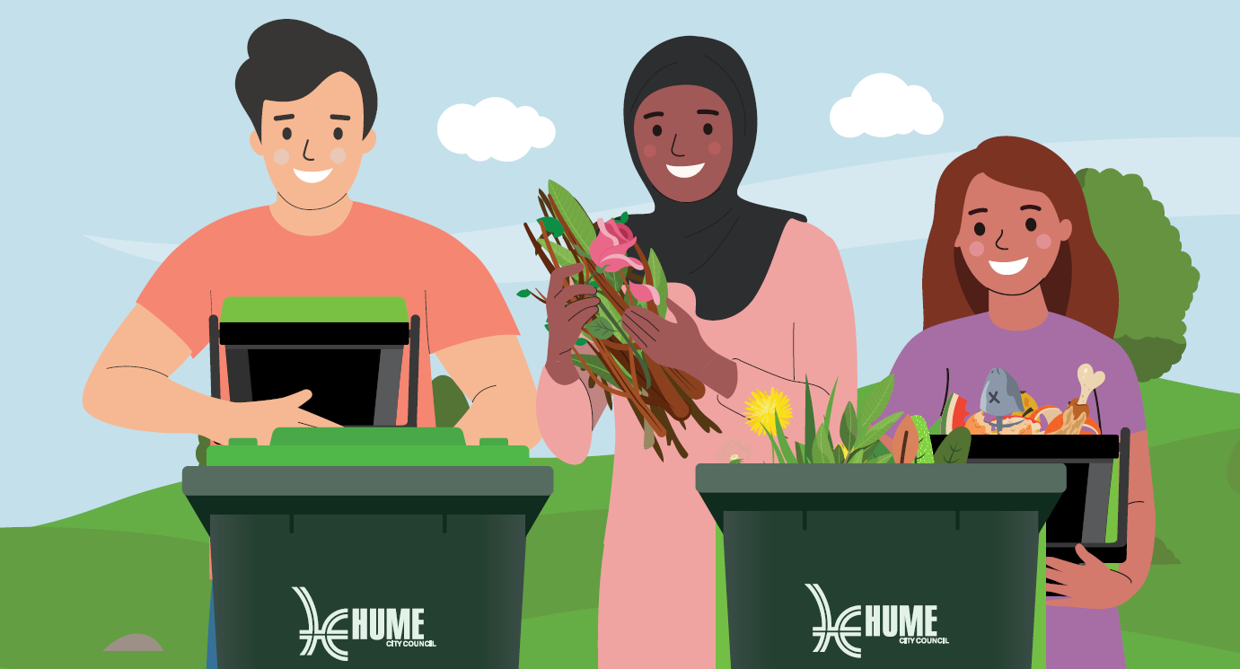 Food And Garden Bins Are Coming To All Households Soon Hume City Council   Green Bin Hero Image 