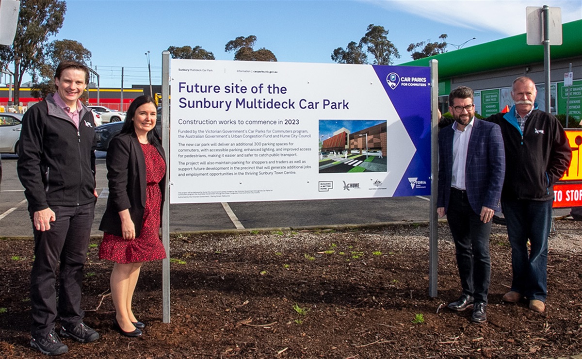 Sunbury’s multideck car park sign unveiled The National Tribune