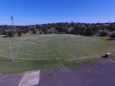 Drone shot of Jacana Reserve Oval 2