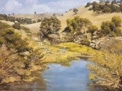 Painting of Sunbury Creek